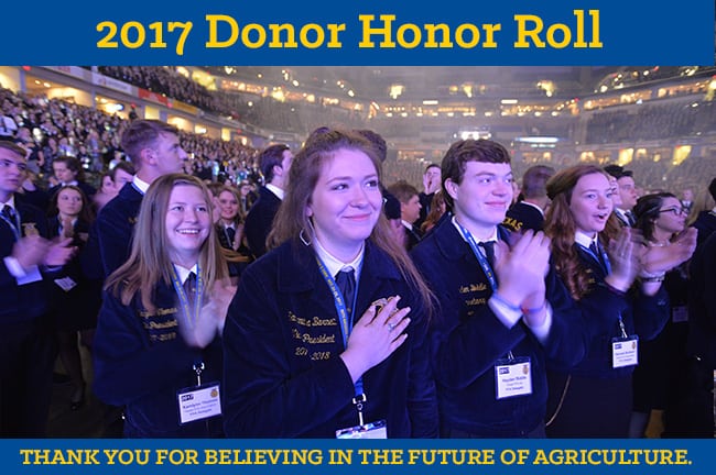 2017 Donor Honor Roll